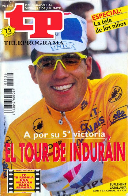 TP 1526 Ciclismo, Tour de Francia - Miguel Indurain