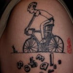 Tatuaje de bicicleta