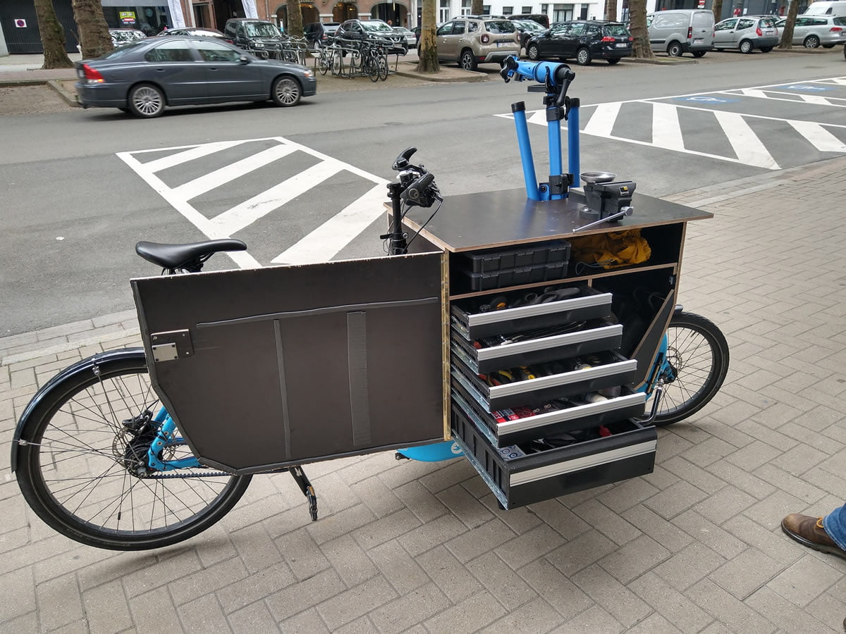 Cargo bike tipo taller movil