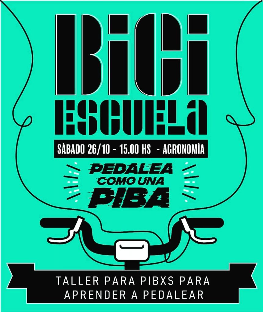 Bici Escuela, pedalea como una piba