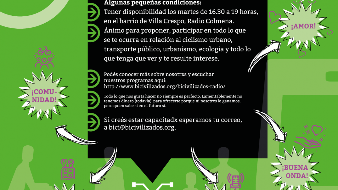 aviso bicivilizados radio 2020