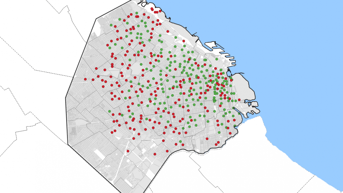 mapa estaciones retiradas ecobici