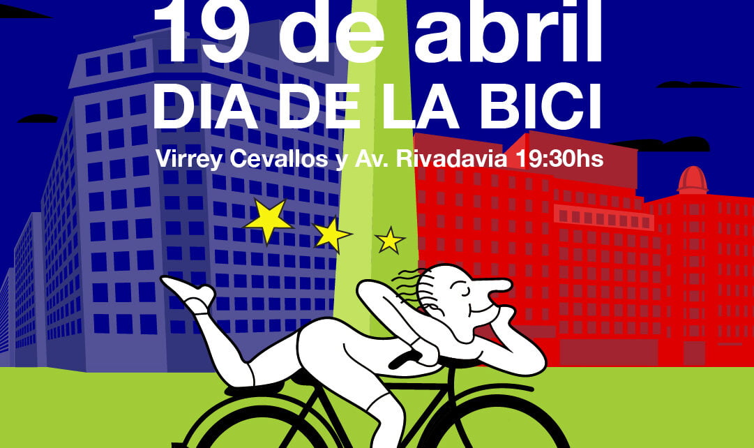 19 de abril dia de la bici pedaleada