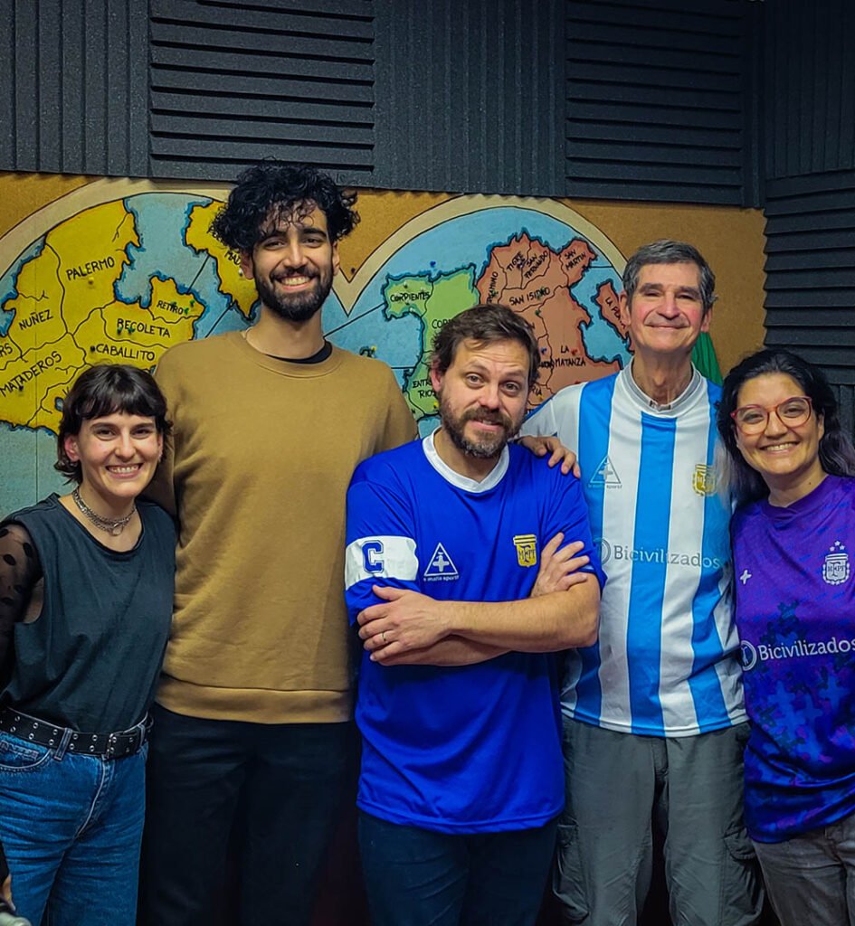 Bicivilizados Radio 345. Rodando Creo. Leo Spinetto, Adrián y Lorraine