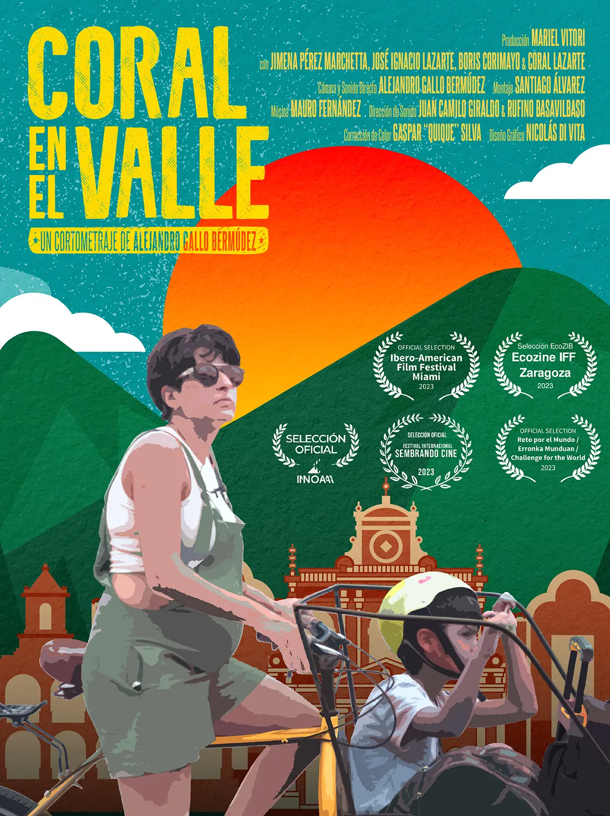 afiche Coral en el valle