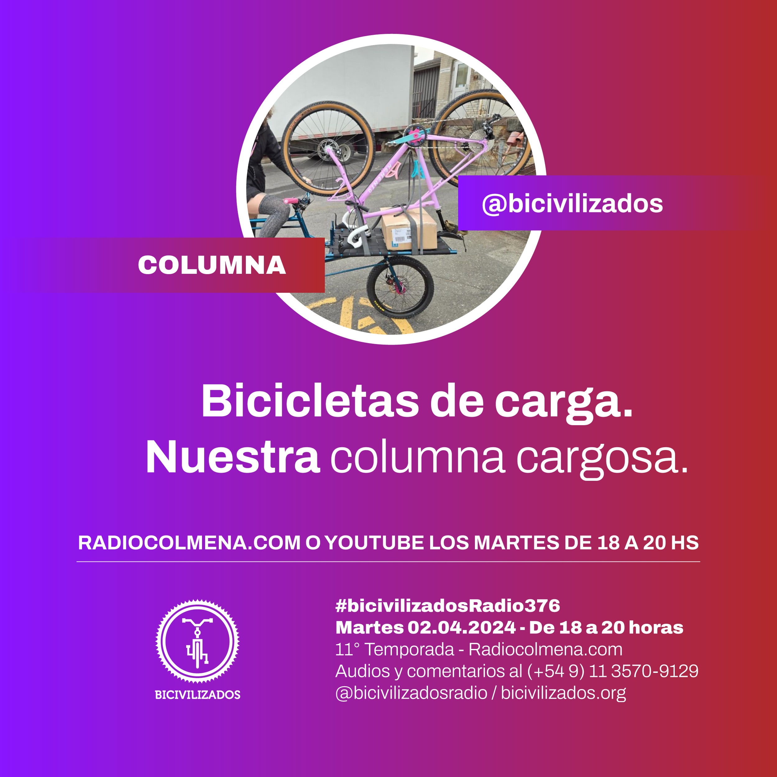 Bicivilizados Radio 376 cargo bike