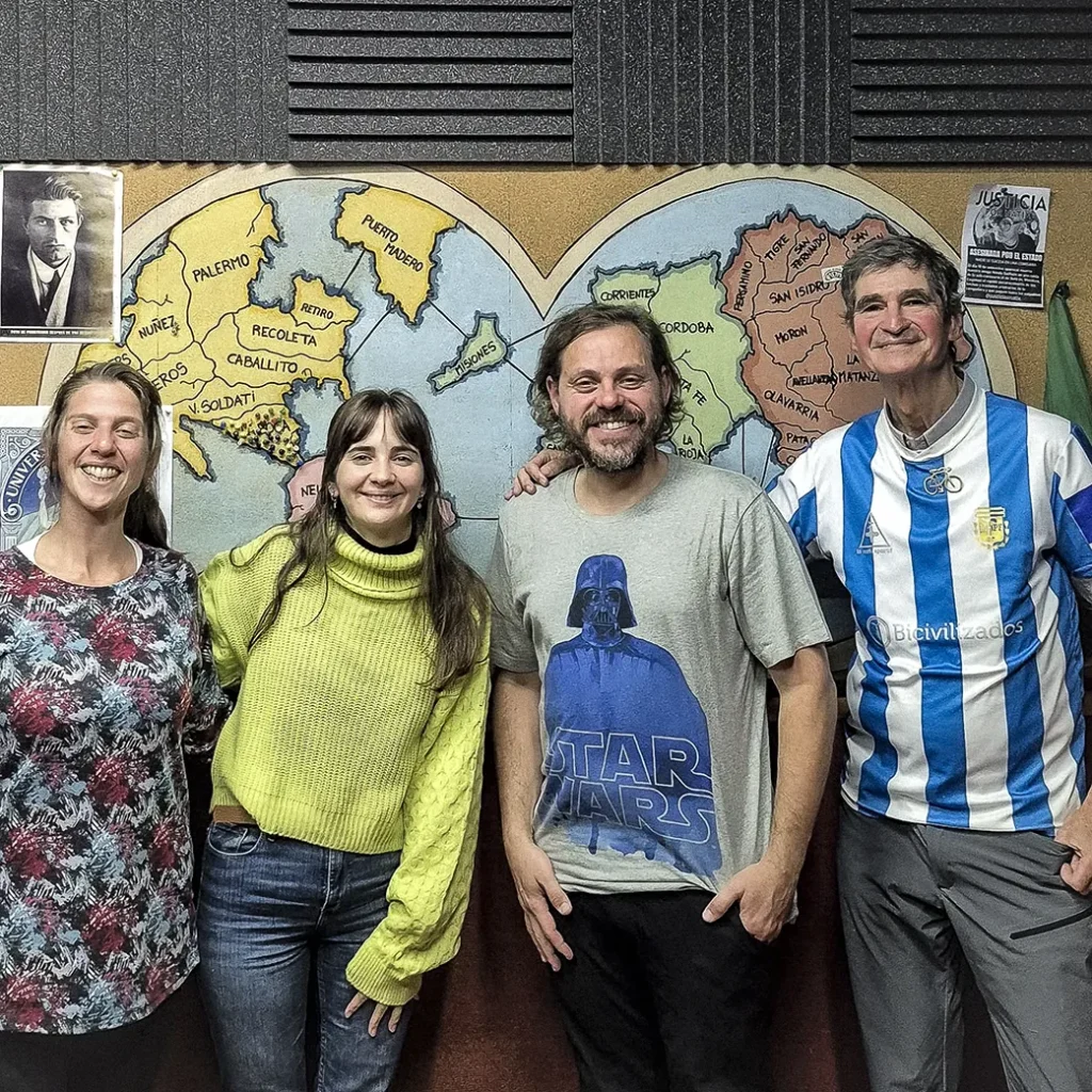 Debby, Inés Fornassero, Leo Spinetto y Adrián Sánchez