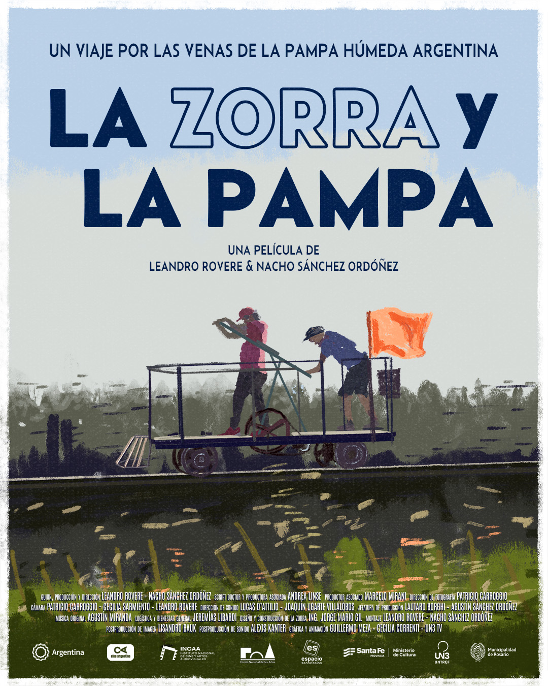 Afiche La zorra y la pampa - formato IG1 La zorra y la pampa