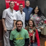 Diego, Ariel, Leo, Adrian, Deby y Lauri en Bicivilizados Radio Colmena